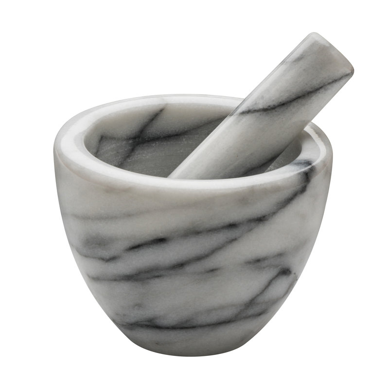 Stoneware Mortar And Pestle Set