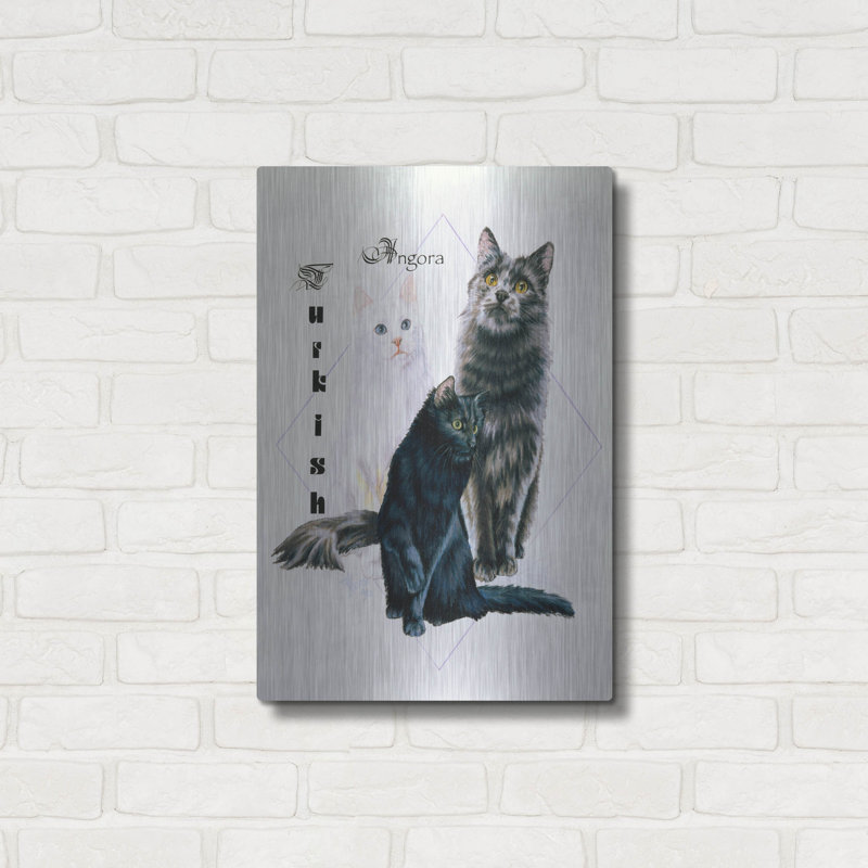 «Turkish Angora» par Barbara Keith, H 24 po x l 16 po