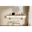 Tablette flottante avec tiroir, coiffeuse murale polyvalente pour la chambre à coucher et la salle de bain, beige clair-1687750173