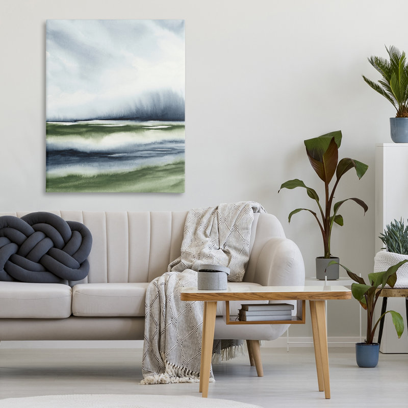 Sage Shadows Landscape Canvas, design by 1x, 30" H x 24" W