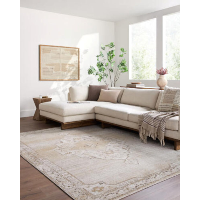 Tapis d'intérieur tissé à la machine Bloomingdale, Rectangle 6 pi 7 po x 9 pi