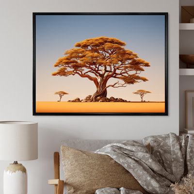 Arbre africain Tonnelle IV sur toile