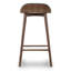 Tabouret de comptoir en bois véritable H 26 po-1610736159
