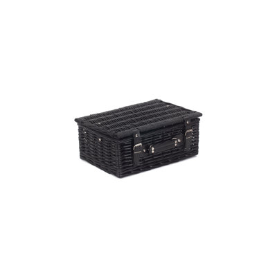 14" Empty Wicker Hamper