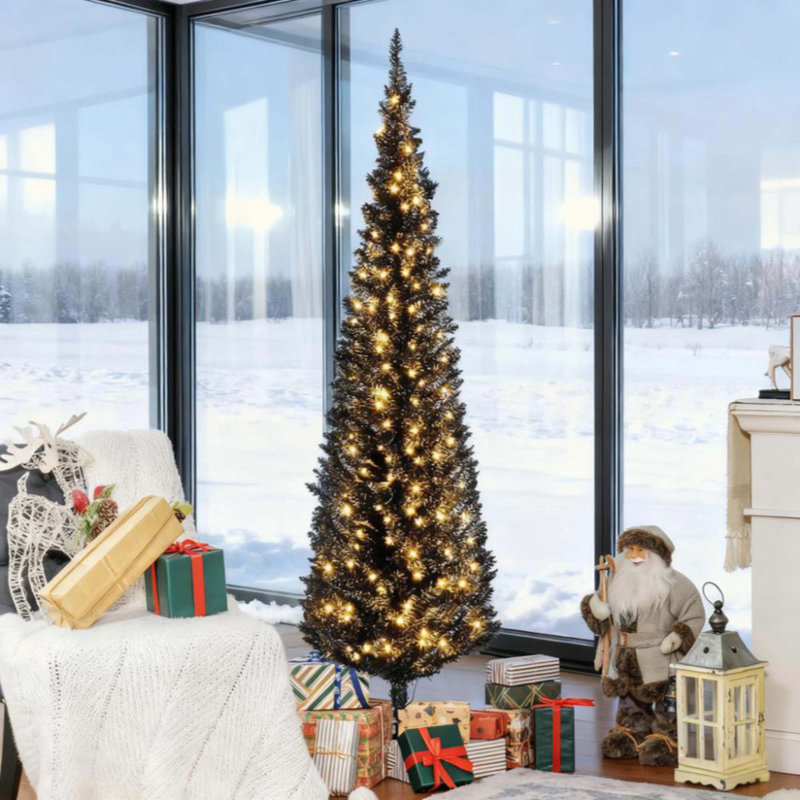Arbre de Noël au crayon