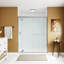 Oceanus 55" - 59" W x 72" H Double Sliding Semi-Frameless Shower Door-70748843