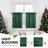 Christmas Wreath Printed Rod Pocket valance-1494939004