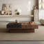 Solid Coffee Table with Storage