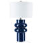 Lampe de table bleue 25,5 "Prickett