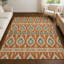 Tapis géométrique Shuana ACN3070 lavable à la machine pour intérieur/extérieur-2012880353-2012880362