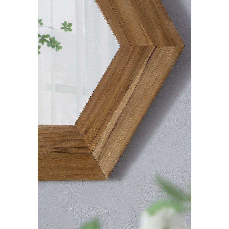 Miroir Luster Mid-Century, Naturel