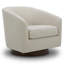 Fauteuil demi-tonneau pivotant Bennett (ensemble de 2)-1037113303
