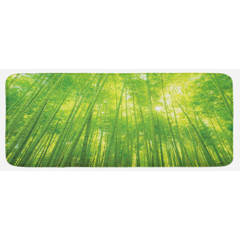 Tapis de cuisine en bambou