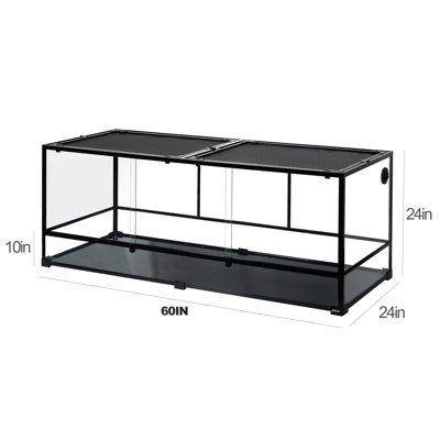 60'' x 24'' x 24'' Reptile Terrarium
