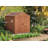 Keter Darwin 6x8 ft. Durable Resin Outdoor Storage Shed With Floor and Double Doors for Garden Patio Furniture and Tools, Brown