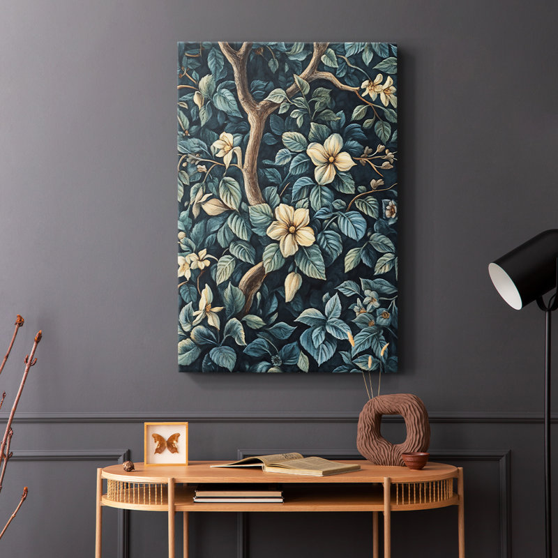 WM MORRIS Series CMXXX  -Premium Gallery Wrapped Canvas -Ready to Hang, H 36 po x l 24 po