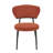 Upholstered Dinning Chair Set Of 2-Orange-643200540