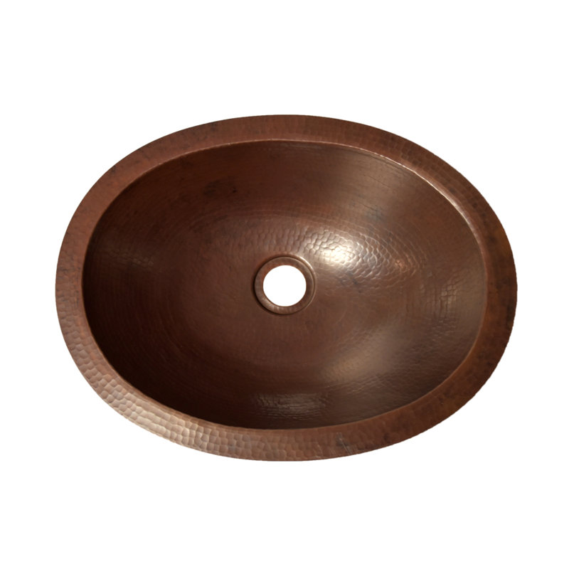 Baby Classic Metal Oval Undermount Bathroom Sink