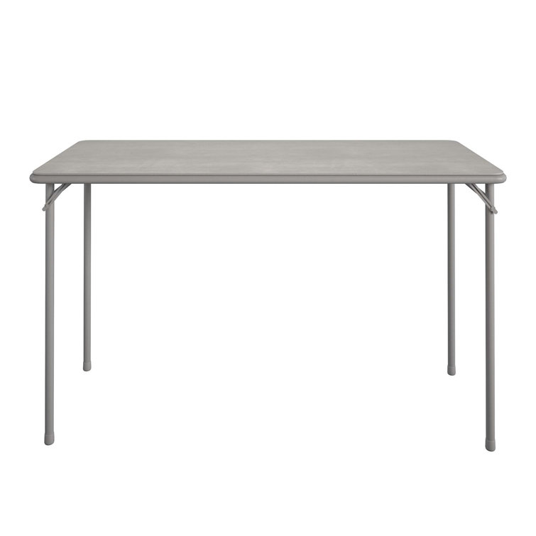 COSCO 20" x 48" Vinyl Top Serving Folding Table