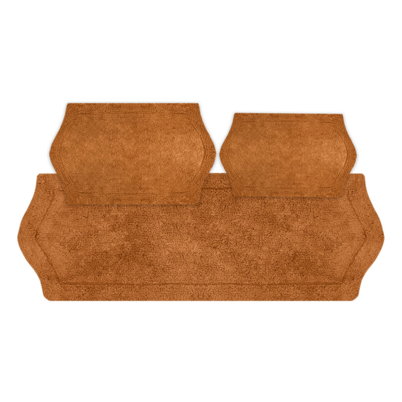 Morissette bathroom rug, Terracotta