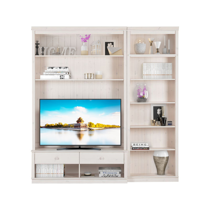 Delmonta TV Stand for TVs up to 55", White