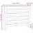 Vidaxl Radiator Cover Engineered Wood-113133994-125631669-125631670