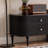 Red Oak TV Stand with Four Drawers-1046276748