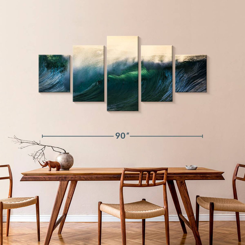 Giant Ocean Wave, 42" H x 92" W