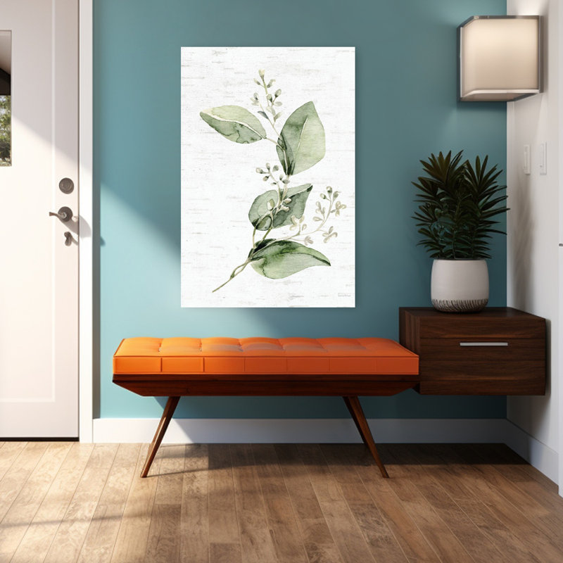 Leafy Retreat 6, art naturel contemporain, H 48 po x l 32 po