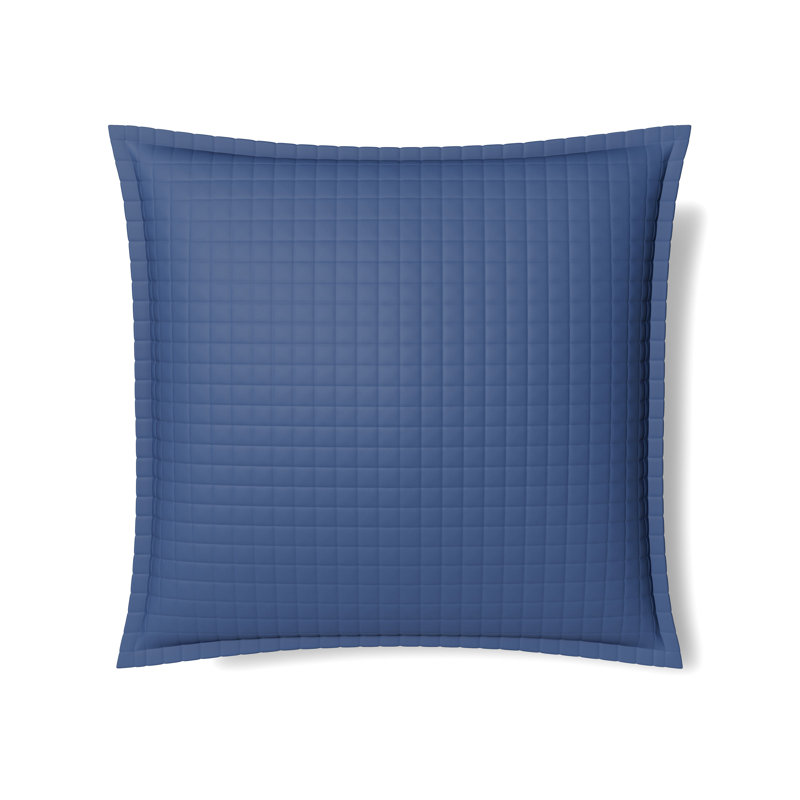 Ready-to-Bed Solid Color 100% Lyocell Sham, Periwinkle, Euro Sham