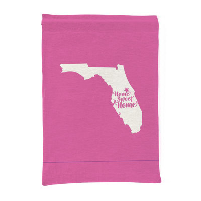 Douce maison Orlando — Silhouette de l'État de Floride — Tapisserie murale tissée portrait