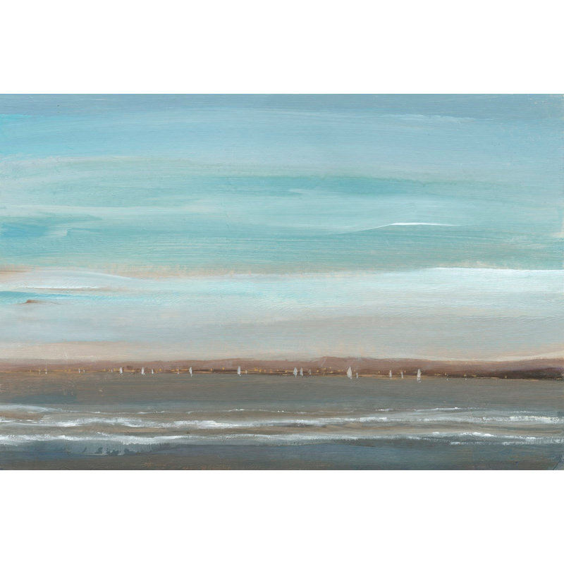 " Distant Coast II ", 8" H x 12" W x 1.5" D