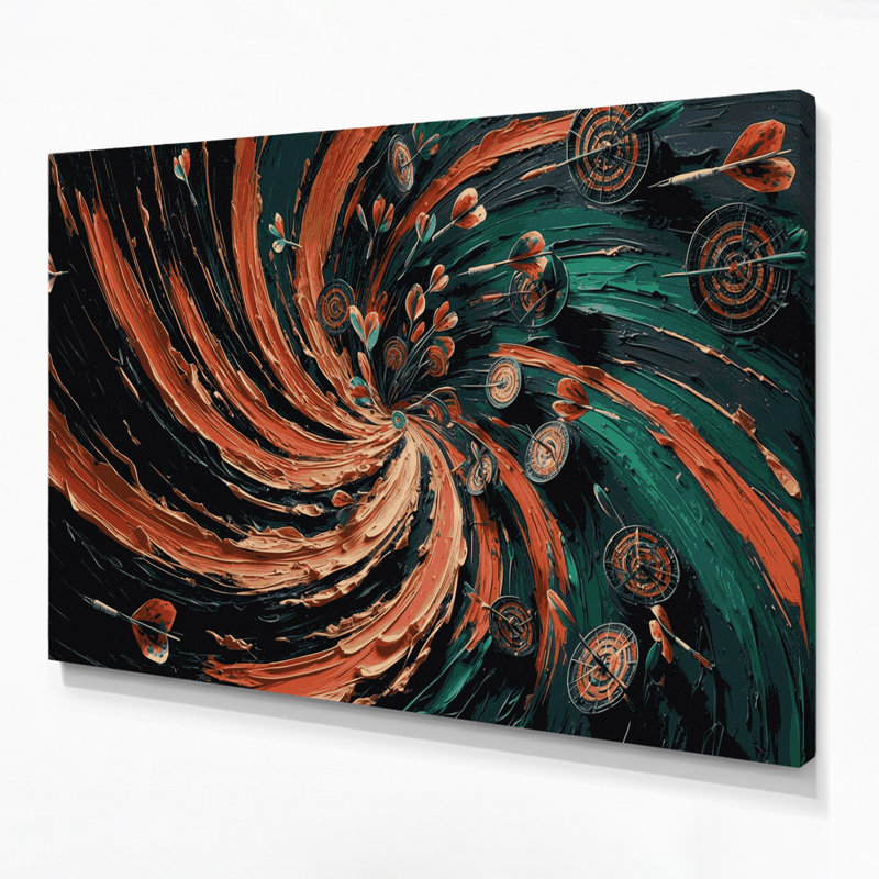 Art mural sur toile bleu, 20" H x 30" W