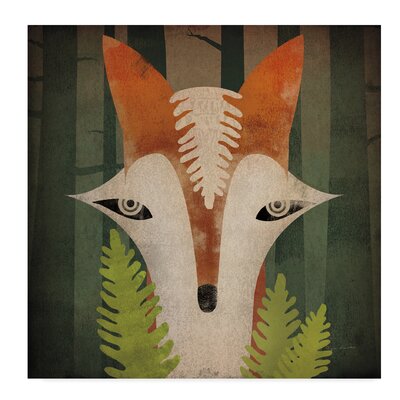 Fern Fox' Canvas Art -  Harriet Bee, EBE9DF9FD1E547C09C33963AE714CEB8