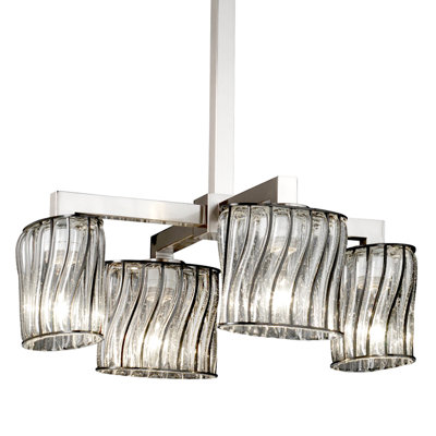 4 - Light Dimmable Chandelier