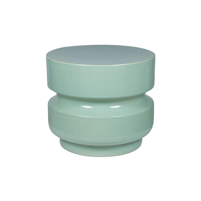 Provenance Signature Outdoor Round Side Table, 18", Mint, Mint