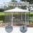 Outsunny 10' X 10' Universal Replacement Mesh Sidewall Netting For Patio Gazebos And Canopy Tents With Zippers, (Sidewall Only)-125204777