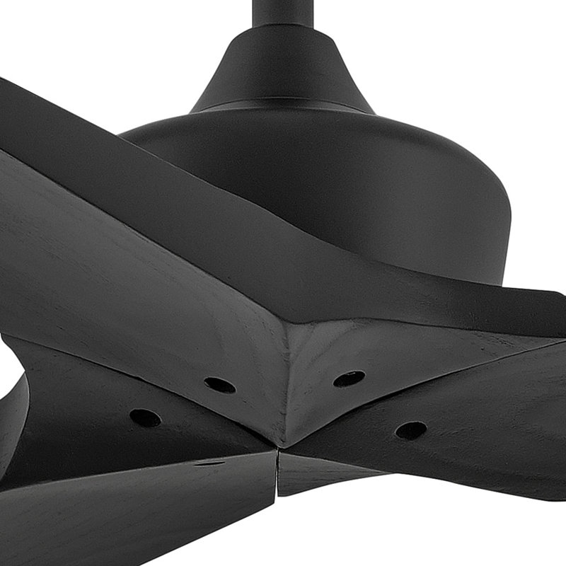 Chisel 52-in Smart Fan w/ HIRO Remote, Black
