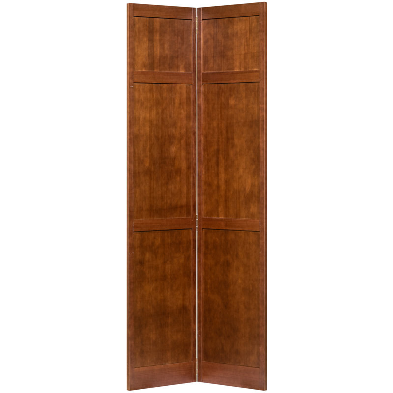 Porte pliante à panneaux en bois, 23,69 po x 78,75 po, Espresso