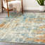 Tapis bleu / ivoire / brun Kingsbury-57886128