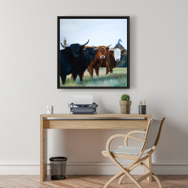 " Four Highland Cows "