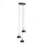 Luminaire suspendu contemporain 3 lumières grappe Renmarco-514149447