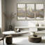 Metallic Landscape Trptych