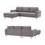 Canapé modulaire rembourré 2 pièces en L 90 po 2 pièces-1817276103