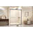 Tempered Glass With Explosion Proof Film,Aluminum Frame Double Sliding Shower Door,Stainless Steel Handle-112539443