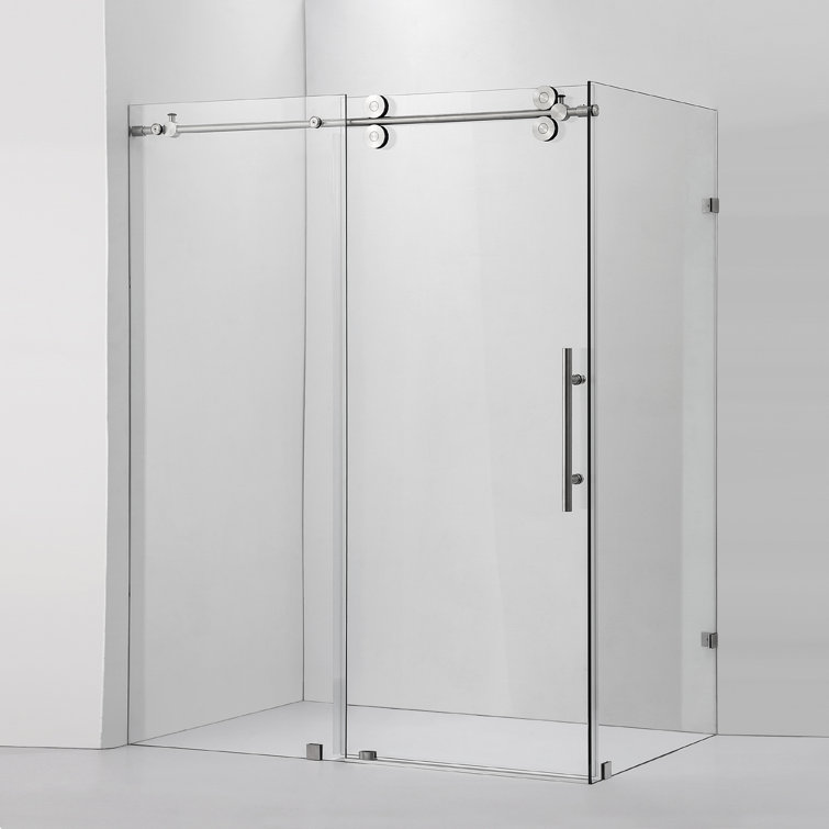 68'' W 78'' H Frameless Rectangle Shower Enclosure