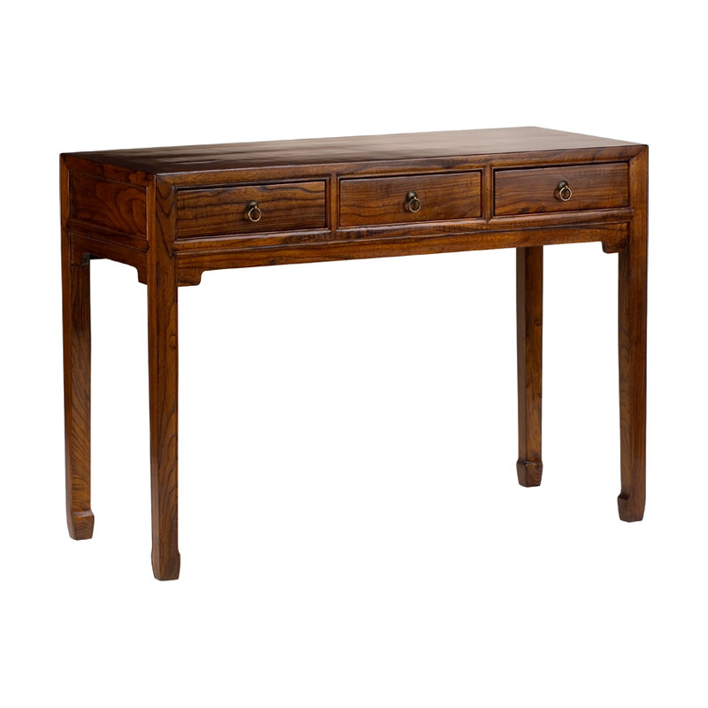Chinese Classical Desk, Warm Elm