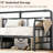 Metal Frame Daybed, Sofa Bed Platfrom, Black
