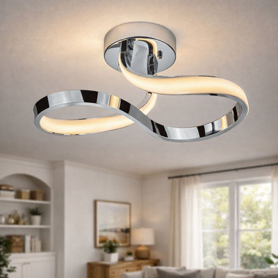 Plafonnier encastré 1 lumière DEL 6,75 po
