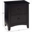 Table de chevet moderne 2 pièces Finish